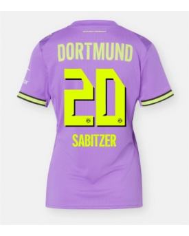 Borussia Dortmund Marcel Sabitzer #20 Maglia Gara Terza Repliche 2026-27 Donna Maniche Corte Borussia Dortmund Marcel Sabitzer #20 Maglia Gara Terza Repliche 2026-27 Donna Maniche Corte
